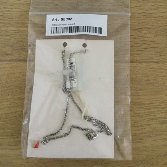 NWT Morellato Birmana Silver Pearl Necklace - Picture 4 of 4